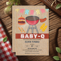 Craft Baby Q Grill Baby shower