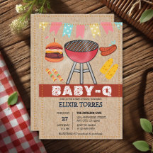Craft Baby Q Grill Baby shower