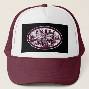 Craft Beer 1967 - Burgundy & White Trucker Pet