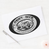 CRAFT BEER 1967 OVALE STICKER (Envelop)
