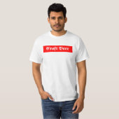 CRAFT~BEER 2 T-SHIRT (Voorkant volledig)