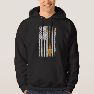 Craft Beer American Flag USA, Brewery 4 juli Hoodie