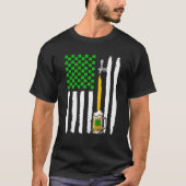 Craft Beer American Flag USA, Funny St Patrick's T-shirt (Voorkant)