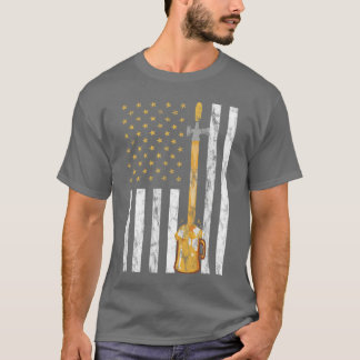 Craft Beer Amerikaanse Vlag USA 4 juli Brouwerij v T-shirt