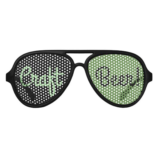 Craft Beer Aviator Zonnebril (Voorkant)