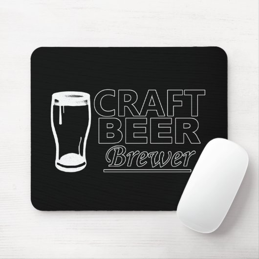 Craft Beer Brewer Muismat (Met muis)