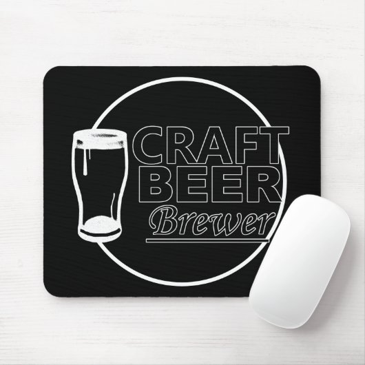 Craft Beer Brewer Muismat (Met muis)