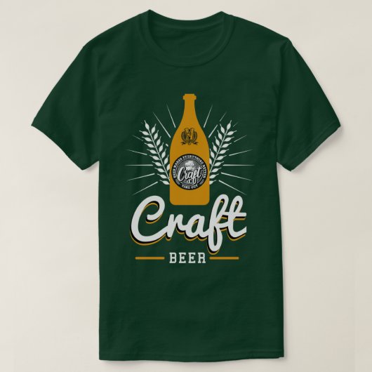 Craft Beer Brewery Homebrew Brewer Gift T-shirt (Design voorkant)