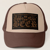 Craft Beer, bruin Trucker Pet (Voorkant)