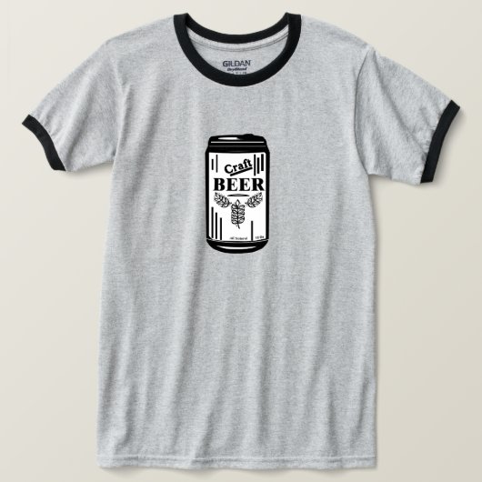 Craft Beer Can T-shirt (Design voorkant)