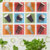 Craft Beer Colors Kitchen Bar Towel Theedoek (Gevouwen)