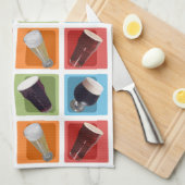 Craft Beer Colors Kitchen Bar Towel Theedoek (Quarter Fold)