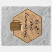 Craft Beer Connoisseur Fleece Deken (Voorkant (Horizontaal))