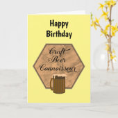 Craft Beer Connoisseur Kaart (Gele Bloem)