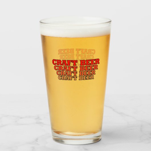 Craft Beer Craft Bier Craft Bier Glas (Voorkant gevuld)