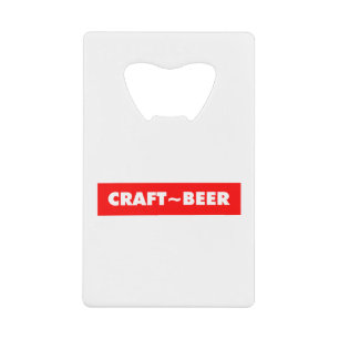 CRAFT~BEER CREDITKAART FLESSENOPENER