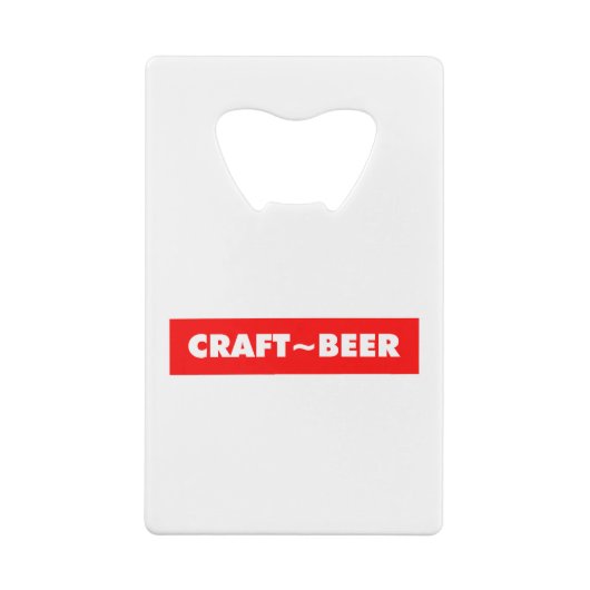 CRAFT~BEER CREDITKAART FLESSENOPENER (Achterkant)
