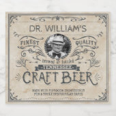  Craft Beer Custom Brewer Foto Bier Etiket (Enkel label)