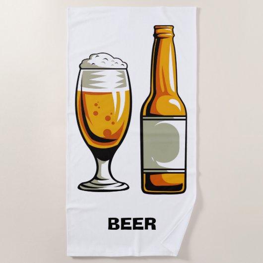 Craft Beer Design Handdoek (Voorkant)