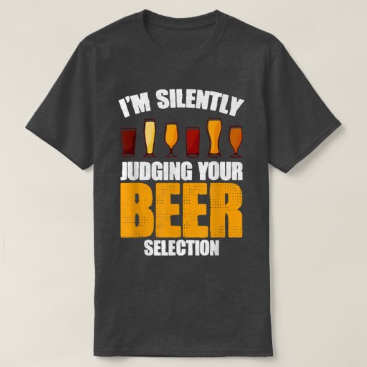 Craft Beer Drink Bartender Beer Snobs T-shirt (Design voorkant)