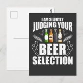 Craft Beer Drink stilzwijgend Beer Snob Briefkaart (Voorkant / Achterkant)