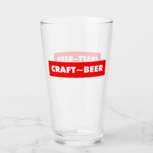 CRAFT BEER GLAS (Voorkant)