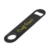 Craft Beer - Gold Black Speed Flessenopener (Voorkant Gekanteld)