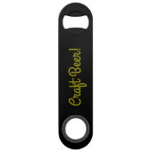 Craft Beer - Gold Black Speed Flessenopener (Voorkant)