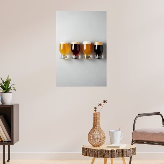 Craft Beer Gradient - minimaal Poster (Woonkamer 3)