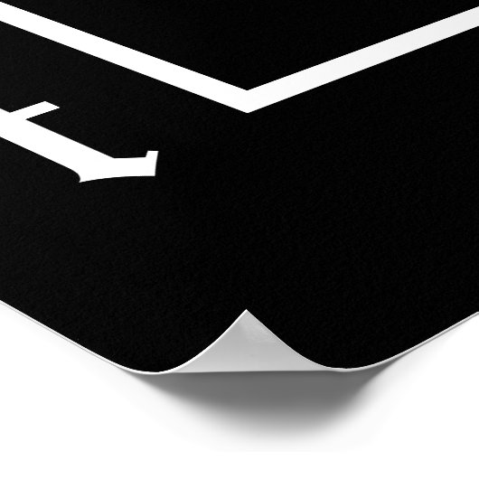 Craft Beer - Growler Black & White Oval Design Poster (Hoek)