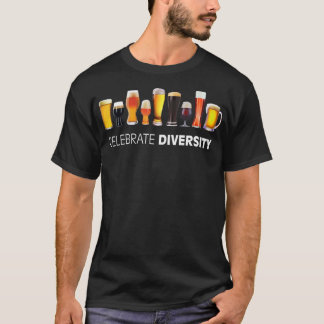 Craft Beer Hobby Lover - gevierde diversiteit T-shirt