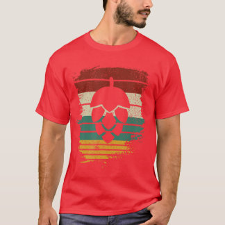 Craft Beer Hops Blossom Vintage IPA Ale Brewer Gif T-shirt