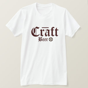 Craft Beer - Hops Symbol Burgundy T-shirt