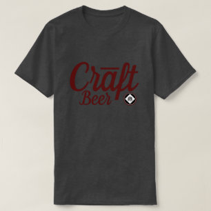 Craft Beer - Hops Symbol Ver.2 Bourgogne T-shirt