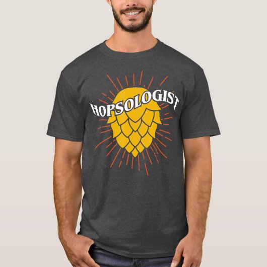 Craft Beer Hopsologist Hop T-shirt Gift (Voorkant)