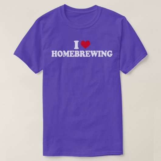 Craft Beer I Love Homebrouwerij T-shirt (Design voorkant)