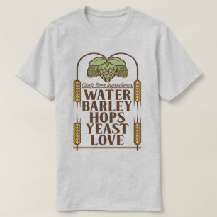 Craft Beer Ingredients Brewery T-Shirt