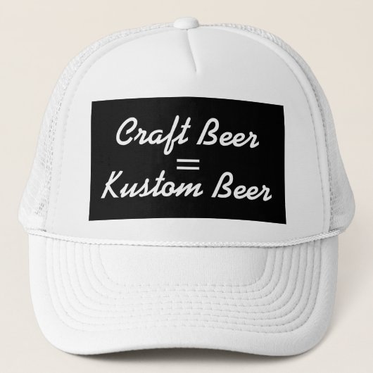 Craft Beer = Kcustom Beer Trucker Pet (Voorkant)