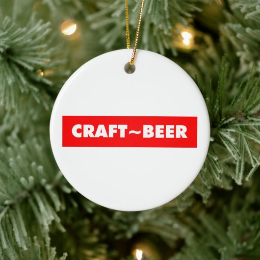 CRAFT BEER KERAMISCH ORNAMENT (Boom)