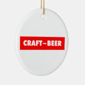 CRAFT BEER KERAMISCH ORNAMENT (Rechts)