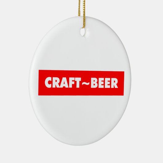 CRAFT BEER KERAMISCH ORNAMENT (Rechts)