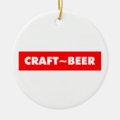 CRAFT BEER KERAMISCH ORNAMENT (Voorkant)