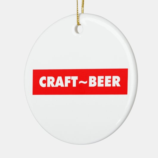 CRAFT BEER KERAMISCH ORNAMENT (Links)