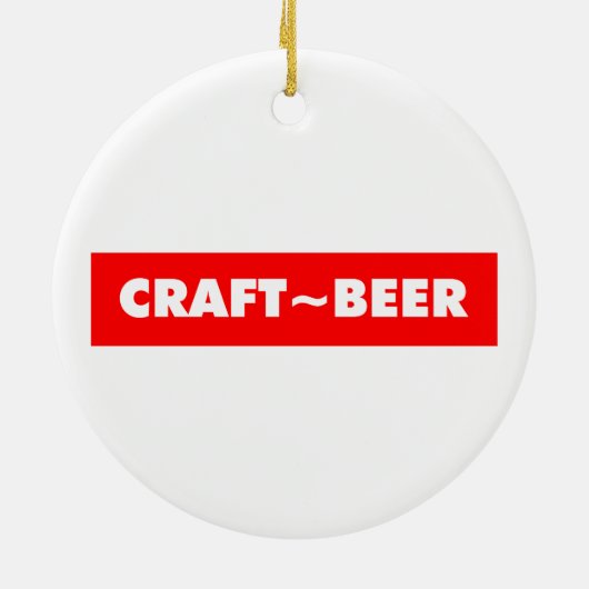 CRAFT BEER KERAMISCH ORNAMENT (Achterkant)