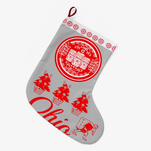 Craft Beer Kerstohio - Bierblikjes R G W Grote Kerstsok (Voorkant (Hangend))