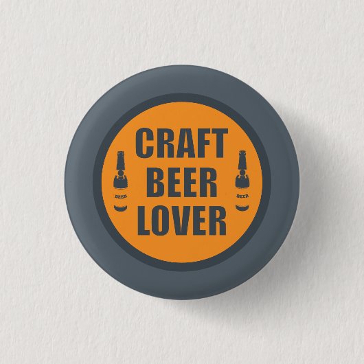 Craft Beer Lover 2 Ronde Button 3,2 Cm (Voorkant)