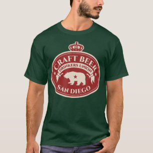 Craft Beer Lovers San Diego California T-shirt