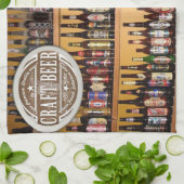 Craft Beer mannen keuken handdoek (Gevouwen)