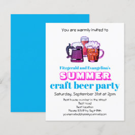 Craft Beer Party-uitnodiging