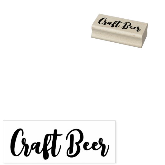Craft Beer Rubberstempel (Gestempeld)